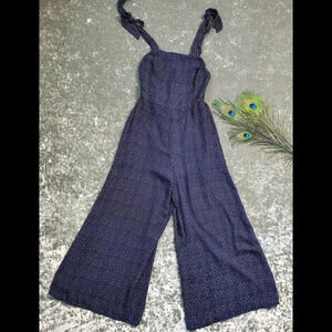 Audrey 3+1 Polkadot Wide-Leg Jumpsuit